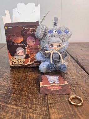 Maymei Tiny Bear Cookie Ramune Plush Doll Blind Box Open Box Complete